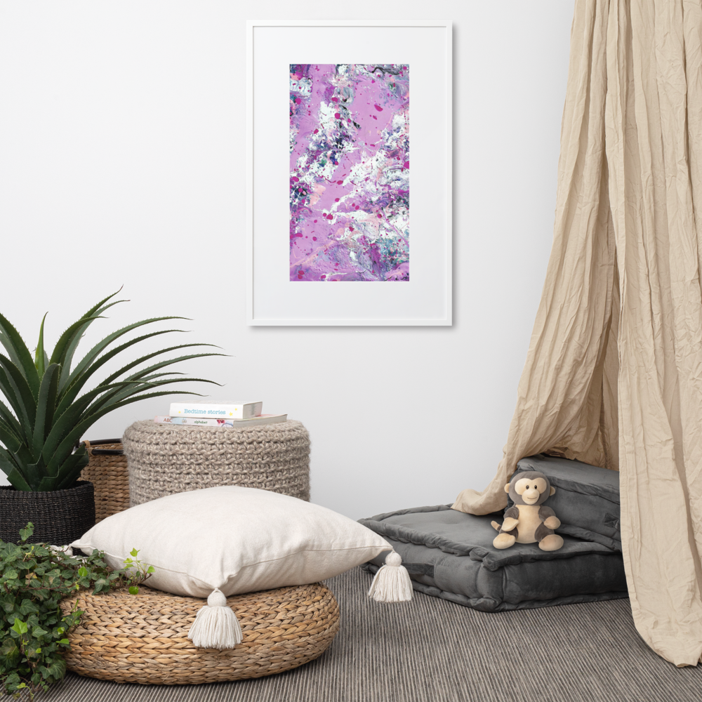 Surrender Print - White Frame